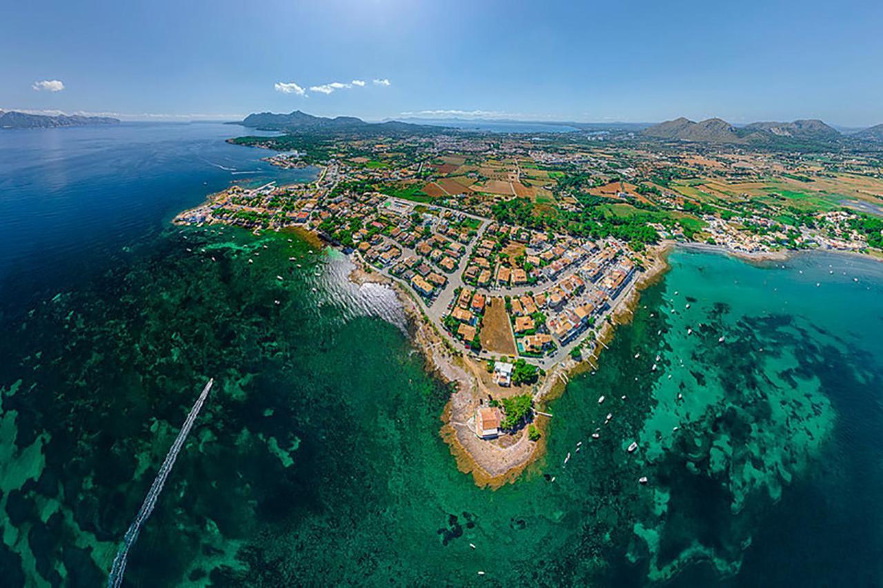 Villa Barcares Breeze, Frente A La Playa De Es Clot, Camp De Mar Alcúdia Exterior foto