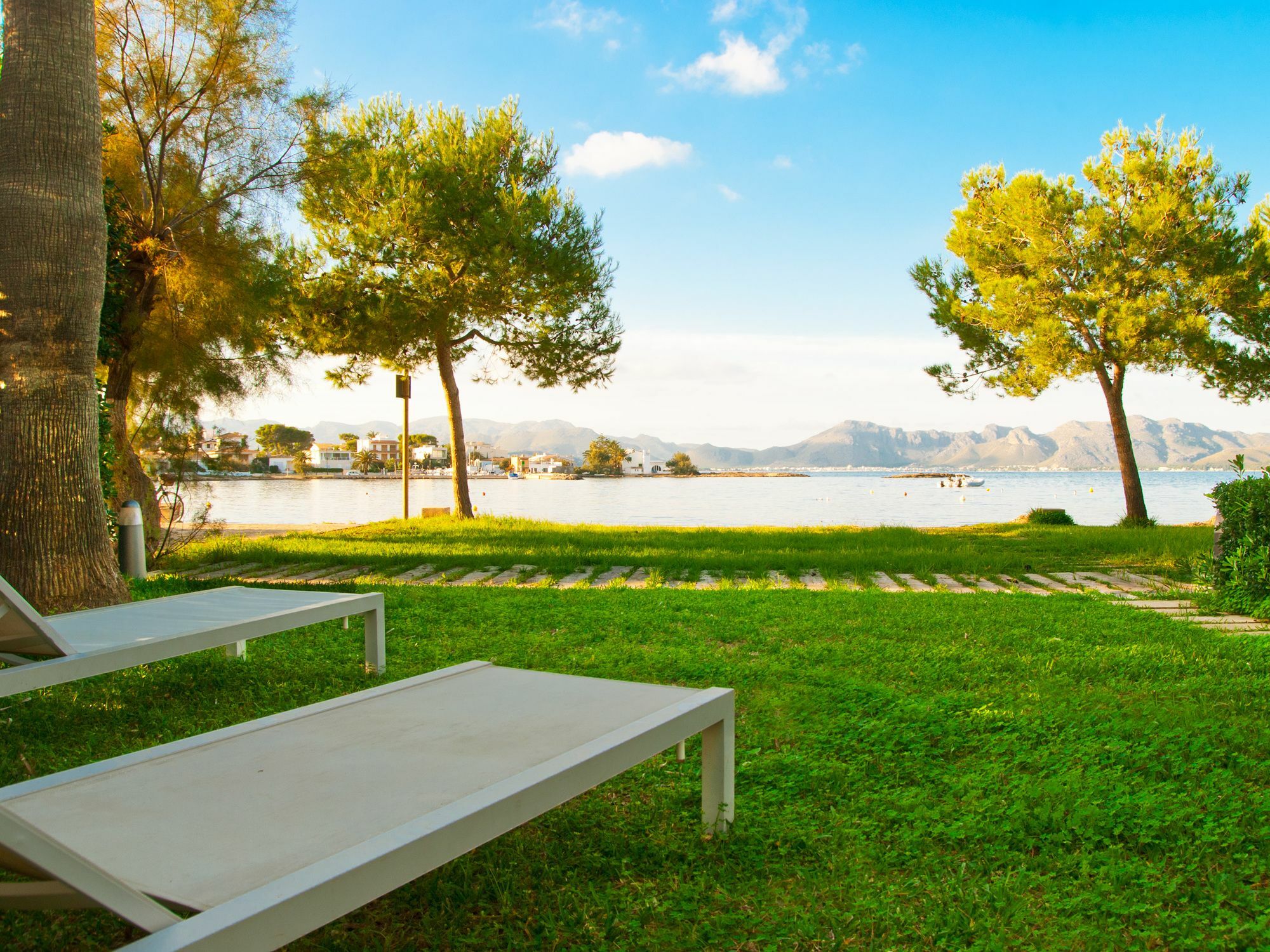 Villa Barcares Breeze, Frente A La Playa De Es Clot, Camp De Mar Alcúdia Exterior foto
